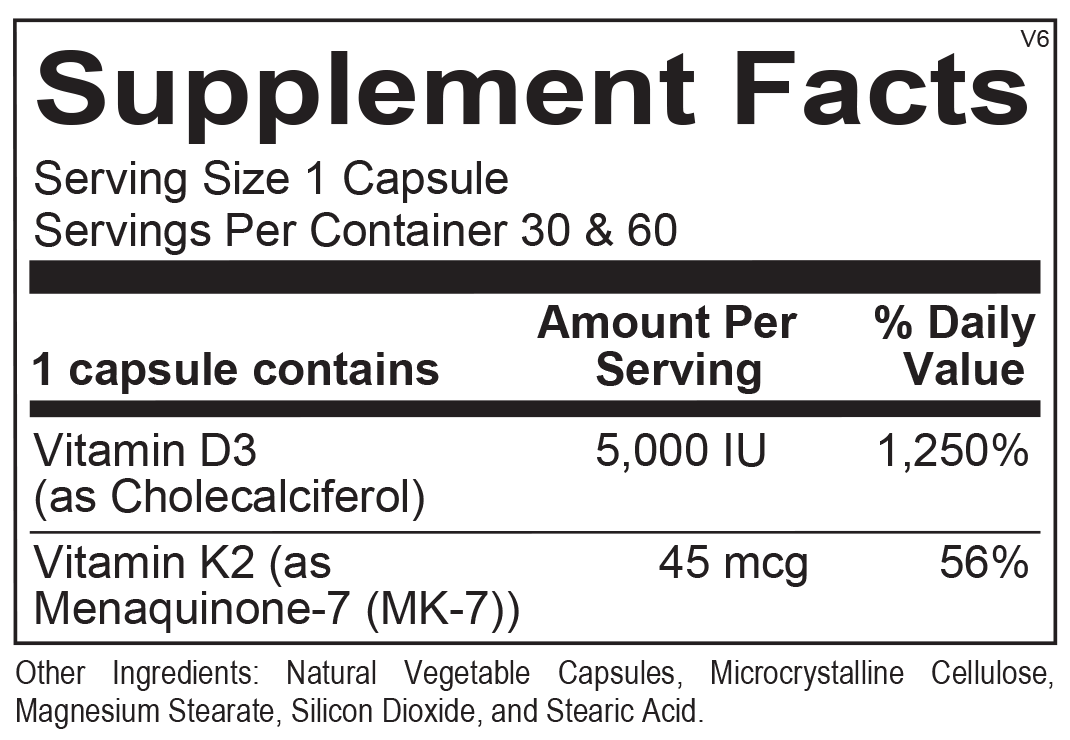 Vitamin K2 With D3